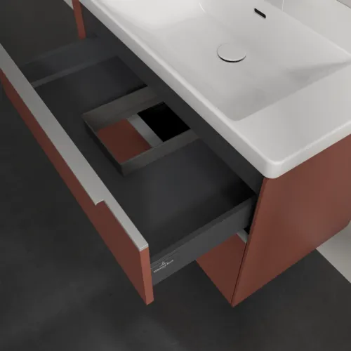 VILLEROY BOCH Subway 3.0 Vanity unit, 2 výsuvy, 772 x 576 x 478 mm, Vínově červená #C57400AH, obrázek 7