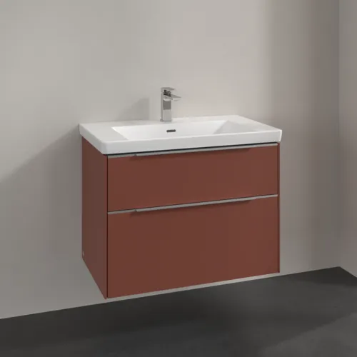 VILLEROY BOCH Subway 3.0 Vanity unit, 2 výsuvy, 772 x 576 x 478 mm, Vínově červená #C57400AH, obrázek 2
