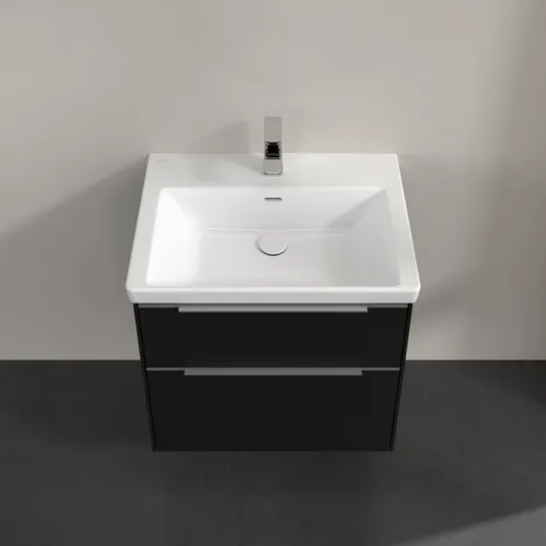 VILLEROY BOCH Subway 3.0 Vanity unit, s osvětlením, 2 výsuvy, 622 x 576 x 478 mm, Volcano Black #C576L0VL, obrázek 4
