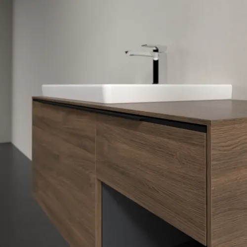 VILLEROY BOCH Subway 3.0 Vanity unit, s osvětlením, 2 výsuvy, 1001 x 423 x 516 mm, Arizona Oak / Arizona Oak #C572L1VH, obrázek 6