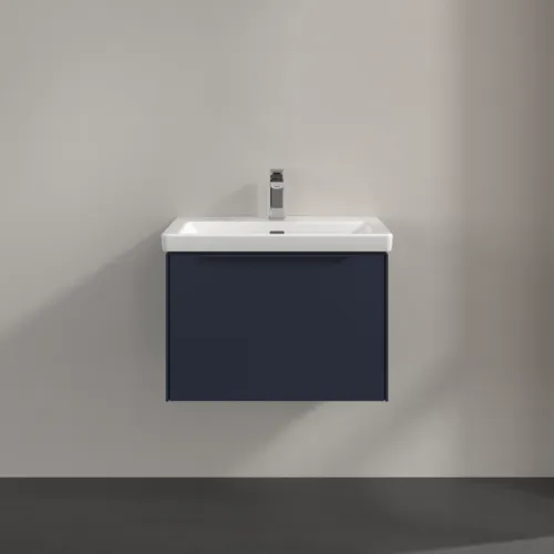 VILLEROY BOCH Subway 3.0 Vanity unit, s osvětlením, 1 zásuvka, 622 x 429 x 478 mm, Marine Blue #C575L2VQ, obrázek 3