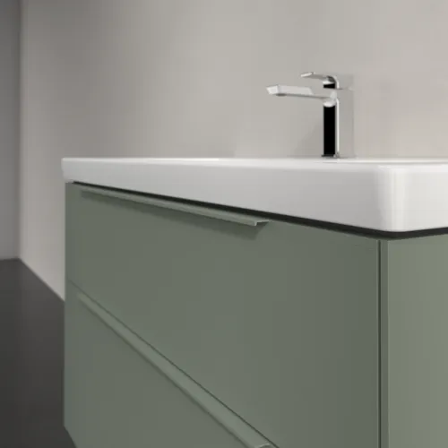 VILLEROY BOCH Subway 3.0 Vanity unit, 2 výsuvy, 973 x 576 x 478 mm, Soft Green #C57002AF, obrázek 5