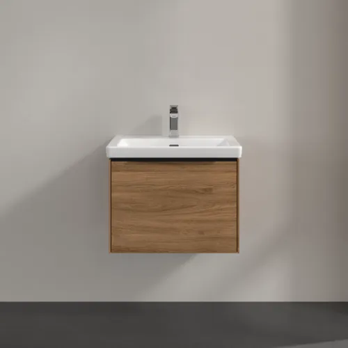 VILLEROY BOCH Subway 3.0 Vanity unit, 1 zásuvka, 572 x 429 x 478 mm, dub Kansas #C57701RH, obrázek 3