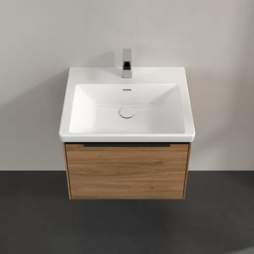 VILLEROY BOCH Subway 3.0 Vanity unit, 1 zásuvka, 572 x 429 x 478 mm, dub Kansas #C57701RH, obrázek 4