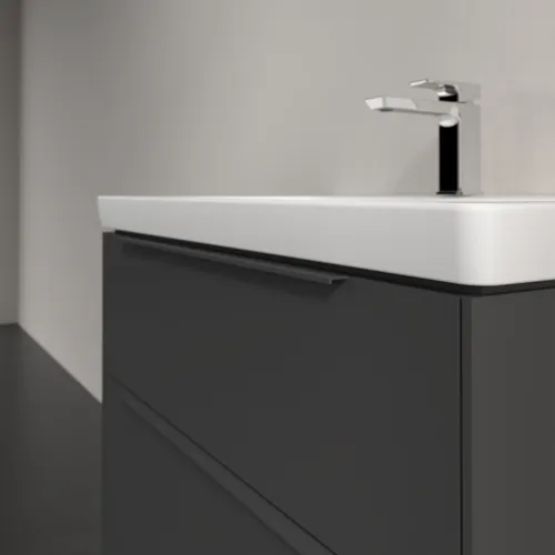 VILLEROY BOCH Subway 3.0 Vanity unit, s osvětlením, 2 výsuvy, 772 x 576 x 478 mm, grafitová barva #C574L2VR, obrázek 6