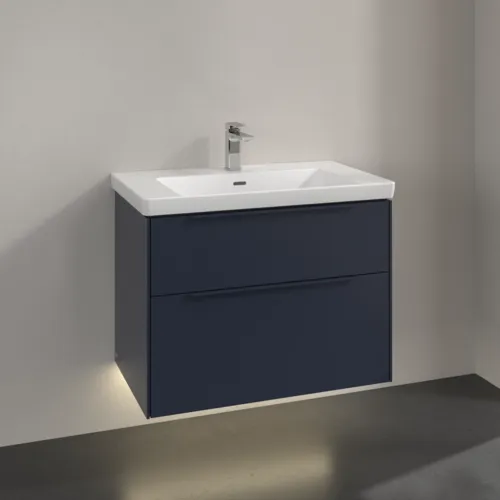 VILLEROY BOCH Subway 3.0 Vanity unit, s osvětlením, 2 výsuvy, 772 x 576 x 478 mm, Marine Blue #C574L2VQ, obrázek 2