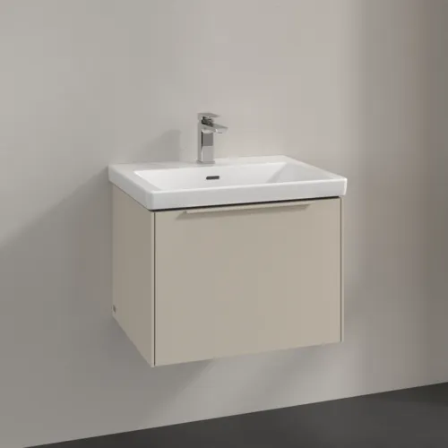 VILLEROY BOCH Subway 3.0 Vanity unit, 1 zásuvka, 572 x 429 x 478 mm, Cashmere Grey #C57702VN, obrázek 2
