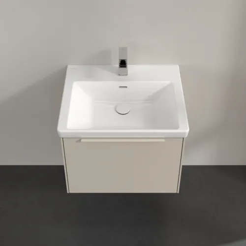 VILLEROY BOCH Subway 3.0 Vanity unit, 1 zásuvka, 572 x 429 x 478 mm, Cashmere Grey #C57702VN, obrázek 4
