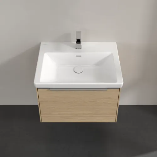 VILLEROY BOCH Subway 3.0 Vanity unit, s osvětlením, 1 zásuvka, 622 x 429 x 478 mm, dub severský #C575L0VJ, obrázek 4