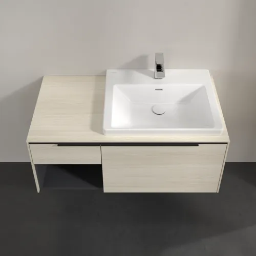 VILLEROY BOCH Subway 3.0 Vanity unit, 2 výsuvy, 1001 x 423 x 516 mm, bílý dub / bílý dub #C57101AA, obrázek 4