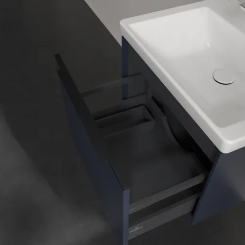VILLEROY BOCH Subway 3.0 Vanity unit, 1 zásuvka, 572 x 429 x 478 mm, Marine Blue #C57701VQ, obrázek 6