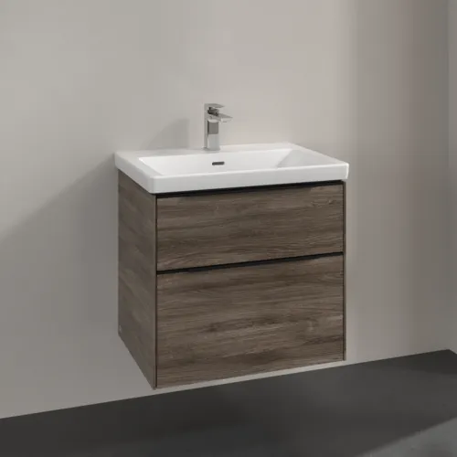 VILLEROY BOCH Subway 3.0 Vanity unit, 2 výsuvy, 622 x 576 x 478 mm, Stone Oak #C57601RK, obrázek 2