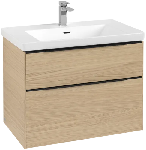 VILLEROY BOCH Subway 3.0 Vanity unit, s osvětlením, 2 výsuvy, 772 x 576 x 478 mm, severský dub #C574L1VJ