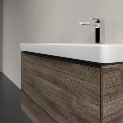 VILLEROY BOCH Subway 3.0 Vanity unit, s osvětlením, 1 zásuvka, 772 x 429 x 478 mm, Stone Oak #C573L1RK, obrázek 6