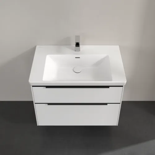 VILLEROY BOCH Subway 3.0 Vanity unit, s osvětlením, 2 výsuvy, 772 x 576 x 478 mm, čistě bílá #C574L1VF, obrázek 4
