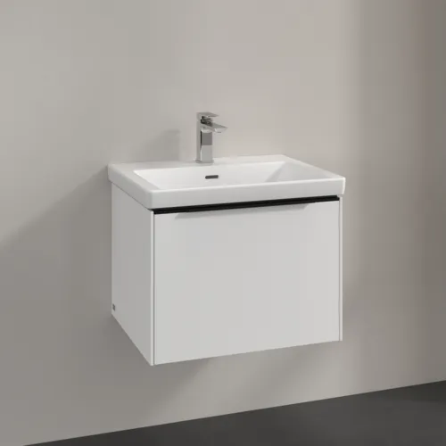 VILLEROY BOCH Subway 3.0 Vanity unit, 1 zásuvka, 572 x 429 x 478 mm, čistě bílá #C57701VF, obrázek 2