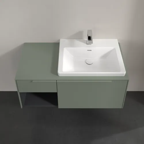 VILLEROY BOCH Subway 3.0 Vanity unit, 2 výsuvy, 1001 x 423 x 516 mm, Soft Green / Soft Green #C57102AF, obrázek 4