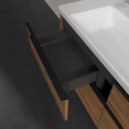 VILLEROY BOCH Subway 3.0 Vanity unit, 4 výsuvy, 1272 x 576 x 478 mm, dub Kansas #C60201RH, obrázek 7
