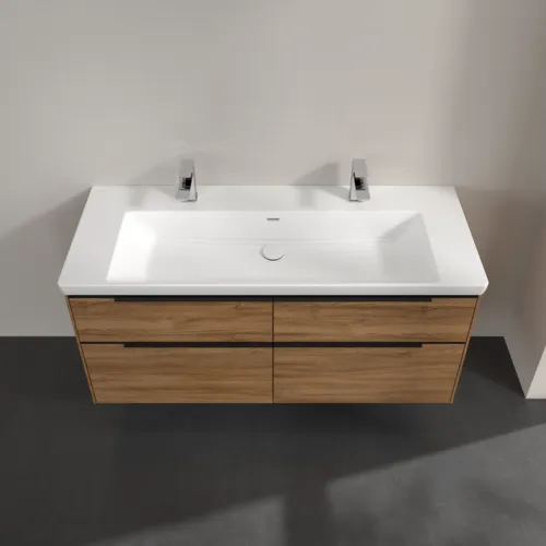 VILLEROY BOCH Subway 3.0 Vanity unit, 4 výsuvy, 1272 x 576 x 478 mm, dub Kansas #C60201RH, obrázek 4