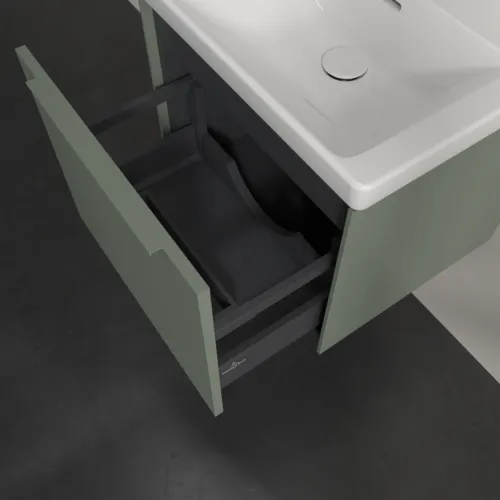 VILLEROY BOCH Subway 3.0 Vanity unit, 1 zásuvka, 523 x 429 x 448 mm, Soft Green #C57902AF, obrázek 7