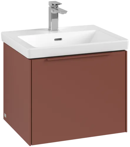 VILLEROY BOCH Subway 3.0 Vanity unit, 1 zásuvka, 523 x 429 x 448 mm, vínově červená #C57902AH
