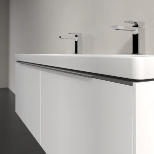 VILLEROY BOCH Subway 3.0 Vanity unit, s osvětlením, 2 výsuvy, 1272 x 429 x 478 mm, Brilliant White #C601L0VE, obrázek 6