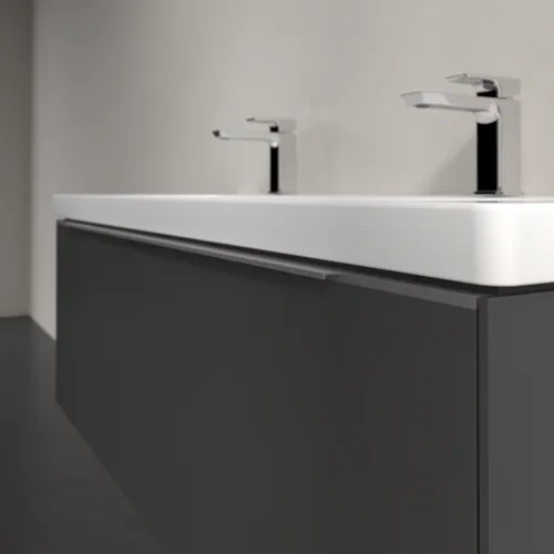 VILLEROY BOCH Subway 3.0 Vanity unit, s osvětlením, 2 výsuvy, 1272 x 429 x 478 mm, grafitová barva #C601L0VR, obrázek 6