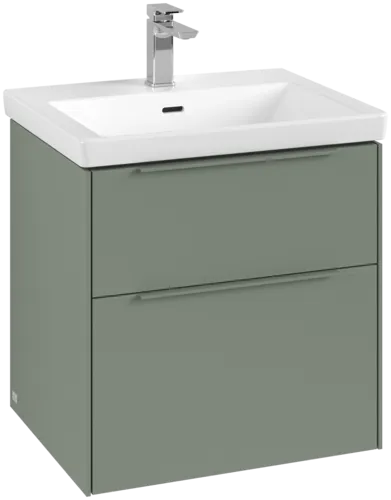 VILLEROY BOCH Subway 3.0 Vanity unit, 2 výsuvy, 572 x 576 x 478 mm, Soft Green #C57802AF