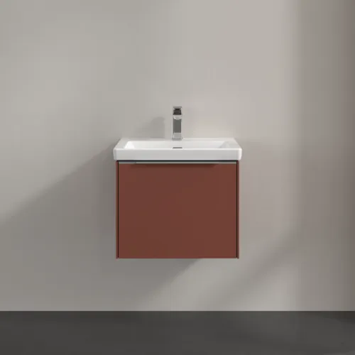 VILLEROY BOCH Subway 3.0 Vanity unit, 1 zásuvka, 523 x 429 x 448 mm, vínově červená #C57900AH, obrázek 3
