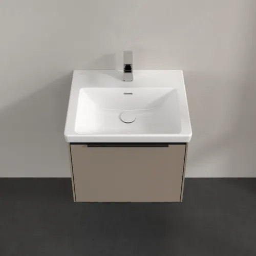 VILLEROY BOCH Subway 3.0 Vanity unit, s osvětlením, 1 zásuvka, 523 x 429 x 448 mm, taupe #C579L1VM, obrázek 4
