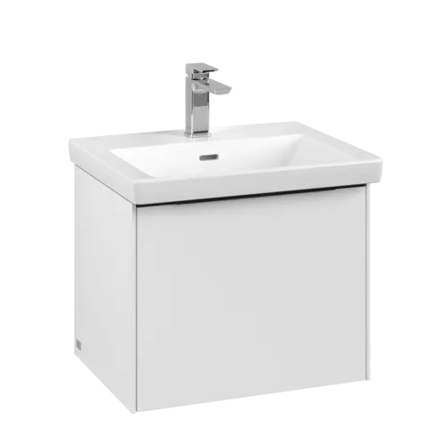VILLEROY BOCH Subway 3.0 Vanity unit, s osvětlením, 1 zásuvka, 523 x 429 x 448 mm, čistě bílá #C579L1VF