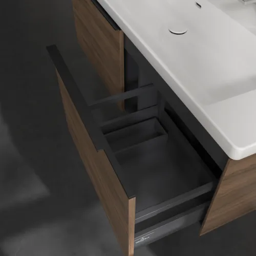VILLEROY BOCH Subway 3.0 Vanity unit, 2 výsuvy, 1272 x 429 x 478 mm, Arizona Oak #C60101VH, obrázek 6