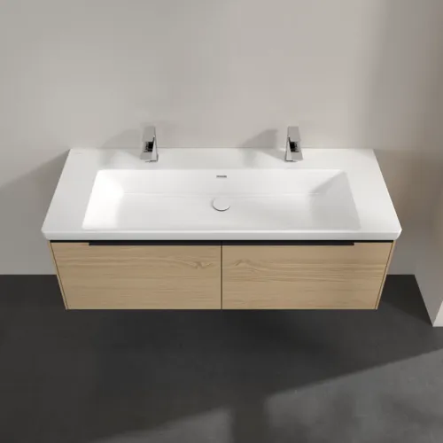 VILLEROY BOCH Vanová skříňka Subway 3.0, 2 výsuvy, 1272 x 429 x 478 mm, severský dub #C60101VJ, obrázek 4
