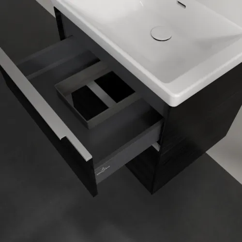 VILLEROY BOCH Subway 3.0 Vanity unit, 2 výsuvy, 572 x 576 x 478 mm, černý dub #C57800AB, obrázek 7