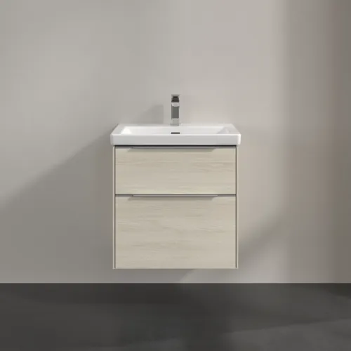 VILLEROY BOCH Subway 3.0 Vanity unit, 2 výsuvy, 572 x 576 x 478 mm, bílý dub #C57800AA, obrázek 3