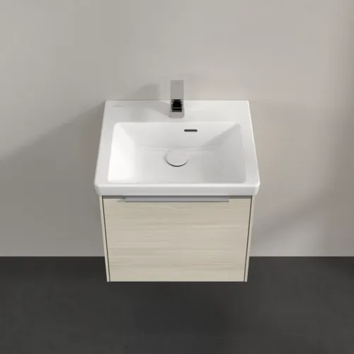 VILLEROY BOCH Subway 3.0 Vanity unit, s osvětlením, 1 zásuvka, 473 x 429 x 408 mm, bílý dub #C580L0AA, obrázek 4