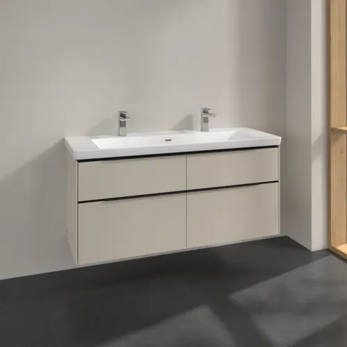 VILLEROY BOCH Subway 3.0 Vanity unit, 4 výsuvy, 1272 x 576 x 478 mm, Cashmere Grey #C60201VN, obrázek 2