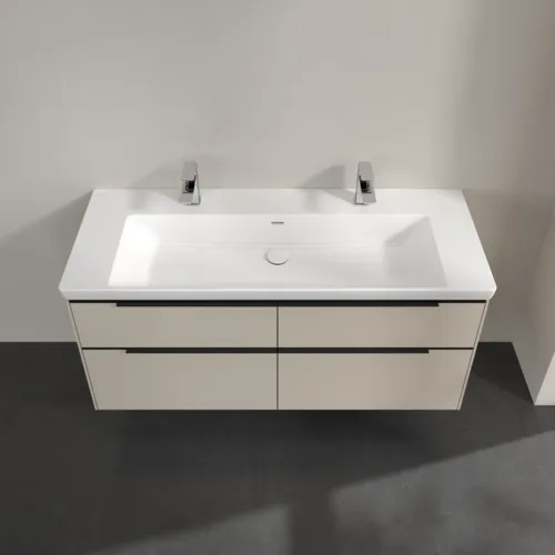 VILLEROY BOCH Subway 3.0 Vanity unit, 4 výsuvy, 1272 x 576 x 478 mm, Cashmere Grey #C60201VN, obrázek 4