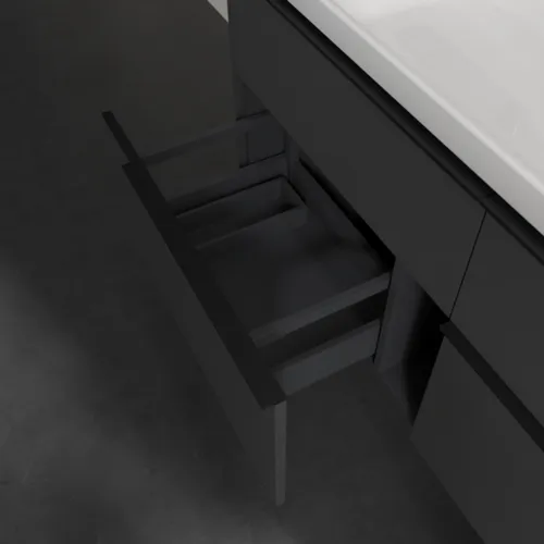 VILLEROY BOCH Subway 3.0 Vanity unit, 4 výsuvy, 1272 x 576 x 478 mm, grafitová barva #C60201VR, obrázek 6