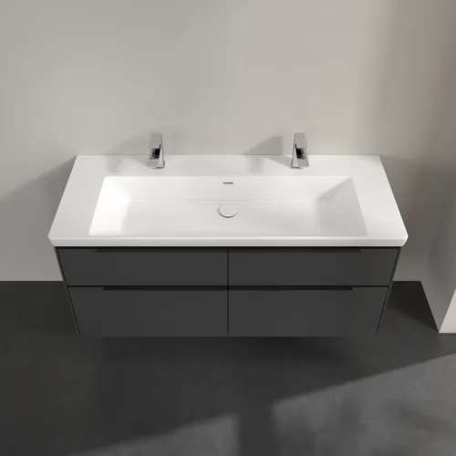 VILLEROY BOCH Subway 3.0 Vanity unit, 4 výsuvy, 1272 x 576 x 478 mm, grafitová barva #C60201VR, obrázek 4
