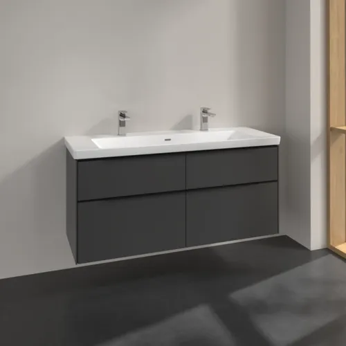 VILLEROY BOCH Subway 3.0 Vanity unit, 4 výsuvy, 1272 x 576 x 478 mm, grafitová barva #C60201VR, obrázek 2
