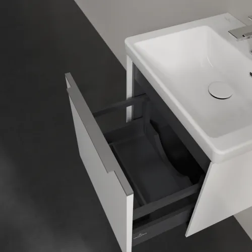 VILLEROY BOCH Subway 3.0 Vanity unit, 1 zásuvka, 473 x 429 x 408 mm, čistě bílá #C58000VF, obrázek 6