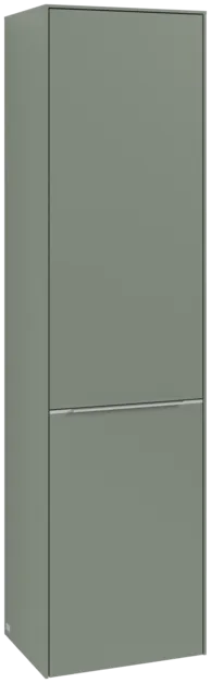 VILLEROY BOCH Spížní skříň Subway 3.0, 1 dveře, 1 výklop na prádlo, 450 x 1710 x 362 mm, jemně zelená #C59200AF