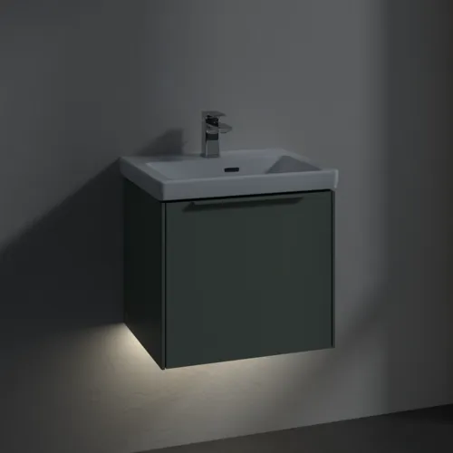 VILLEROY BOCH Subway 3.0 Vanity unit, s osvětlením, 1 zásuvka, 473 x 429 x 408 mm, Soft Green #C580L2AF, obrázek 5