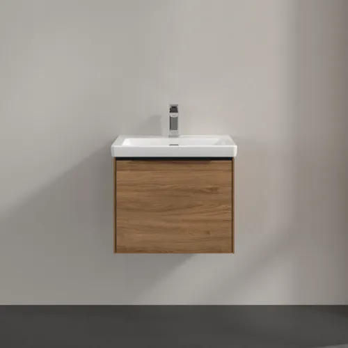 VILLEROY BOCH Subway 3.0 Vanity unit, 1 zásuvka, 523 x 429 x 448 mm, dub Kansas #C57901RH, obrázek 3