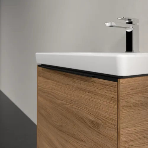 VILLEROY BOCH Subway 3.0 Vanity unit, 1 zásuvka, 523 x 429 x 448 mm, dub Kansas #C57901RH, obrázek 5