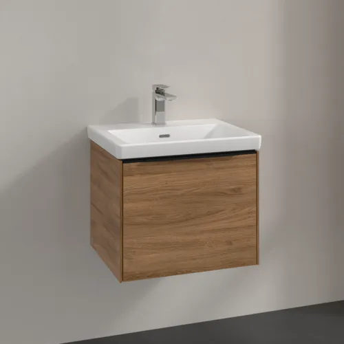VILLEROY BOCH Subway 3.0 Vanity unit, 1 zásuvka, 523 x 429 x 448 mm, dub Kansas #C57901RH, obrázek 2