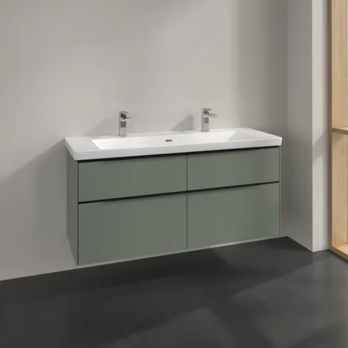 VILLEROY BOCH Subway 3.0 Vanity unit, 4 výsuvy, 1272 x 576 x 478 mm, Soft Green #C60201AF, obrázek 2