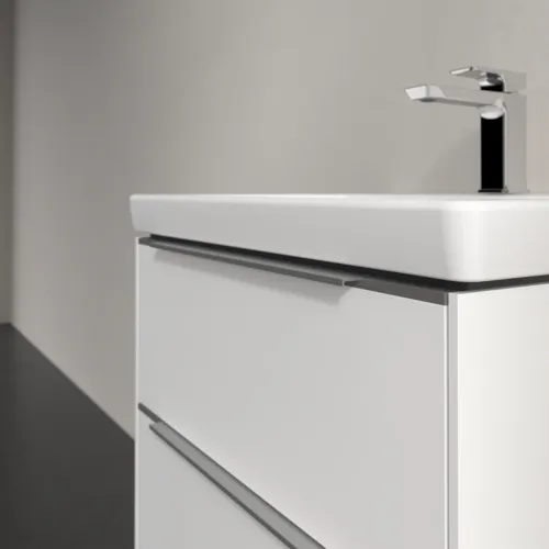 VILLEROY BOCH Subway 3.0 Vanity unit, s osvětlením, 2 výsuvy, 572 x 576 x 478 mm, Brilliant White #C578L0VE, obrázek 6