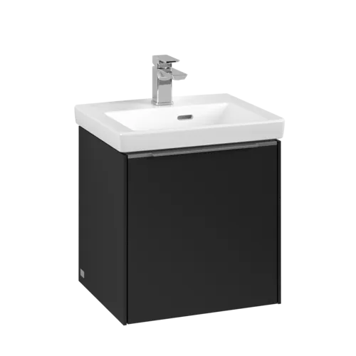 VILLEROY BOCH Subway 3.0 Vanity unit, 1 dveře, 423 x 429 x 378 mm, Volcano Black #C58100VL